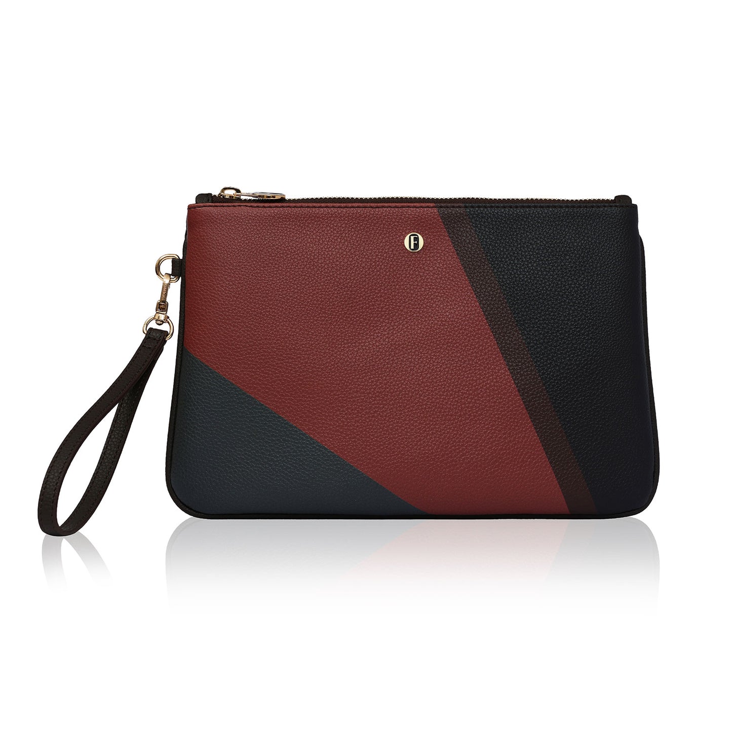 Dalida Clutch Block Play Brown