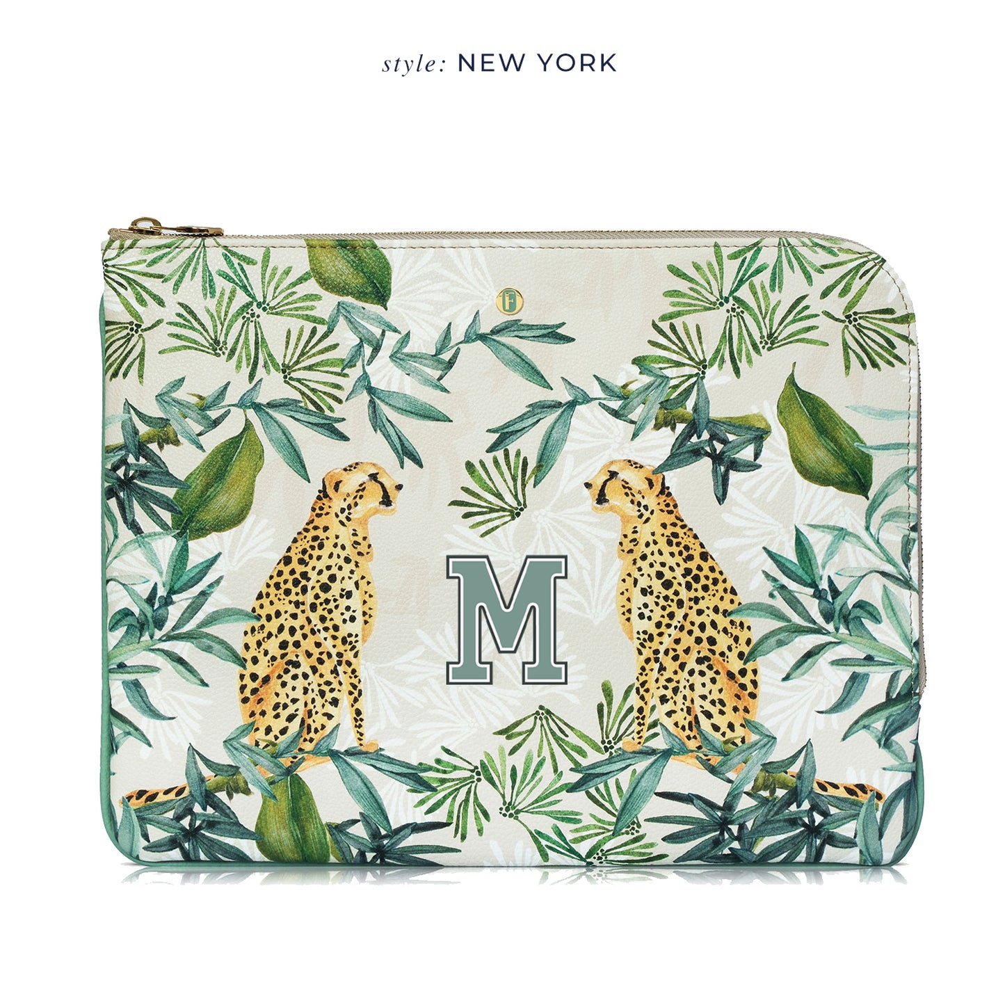 Brera Laptop Sleeve in Jungle Beige