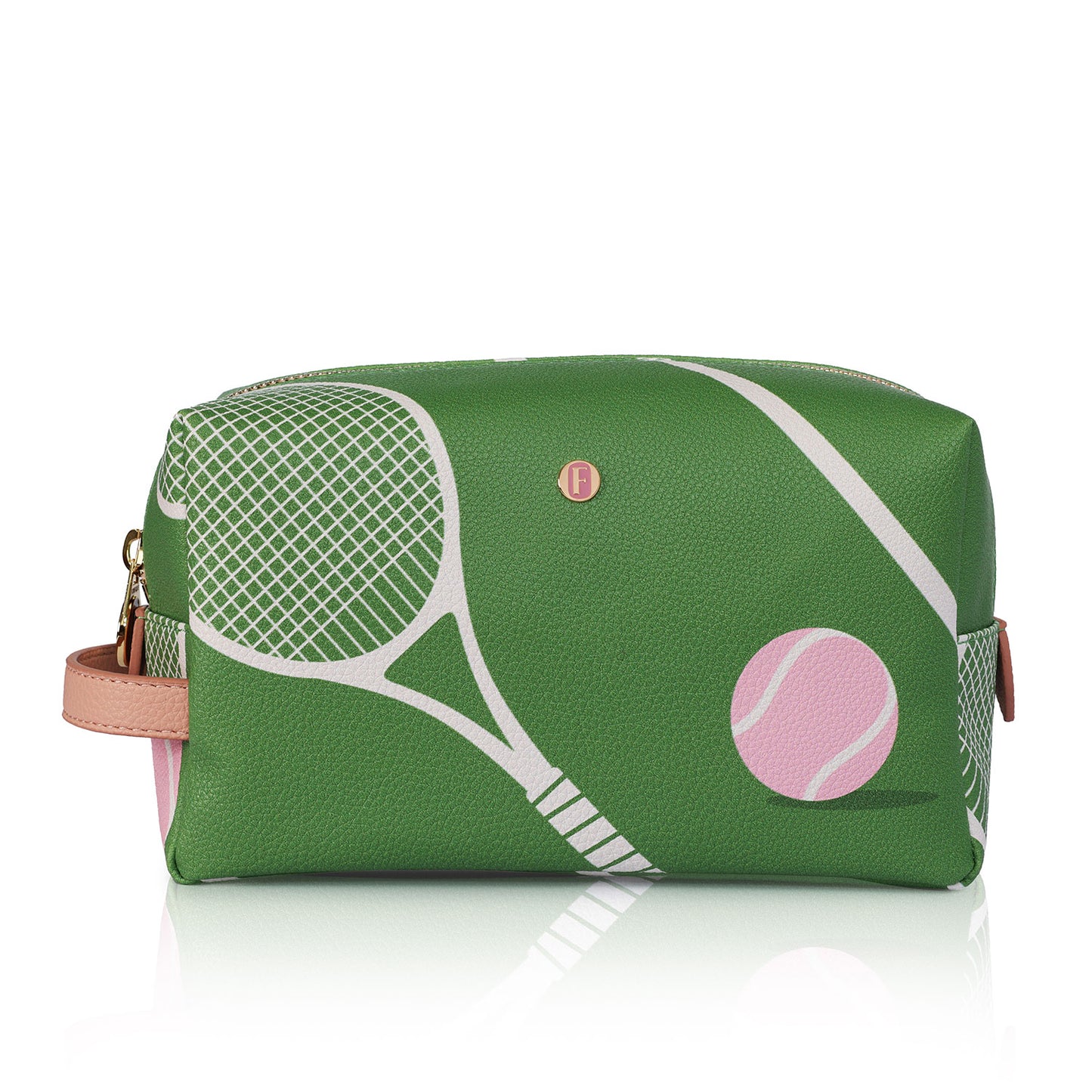 Bacio Make-up Bag in Tennis Green