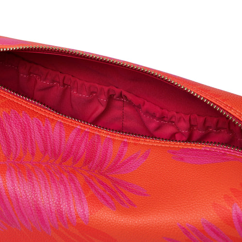 Bacio XL Make-up Bag in Summer Palms Fuchsia