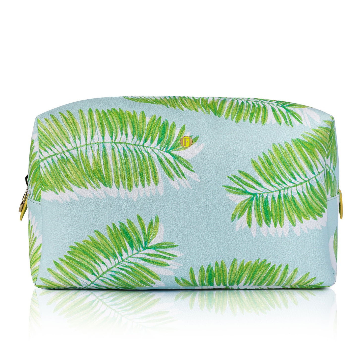 Bacio XL Make-up Bag in Summer Palms Green