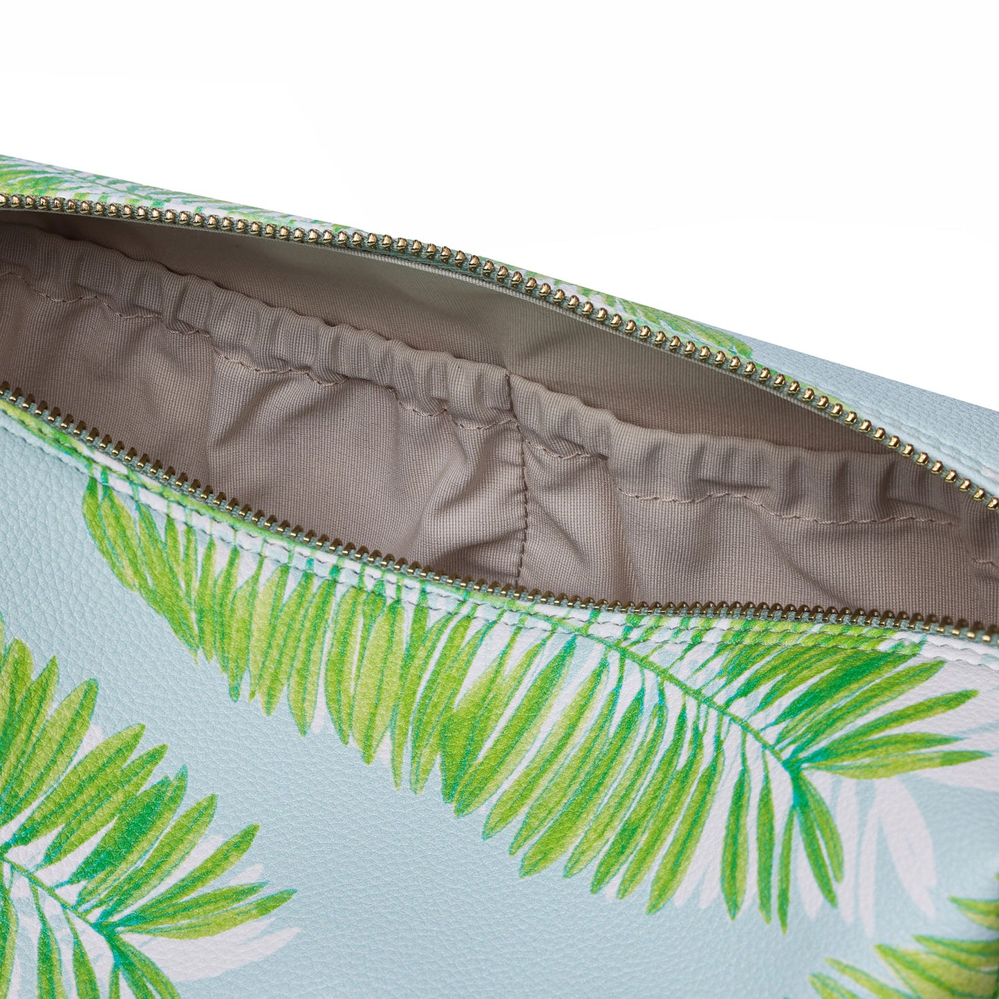 Bacio XL Make-up Bag in Summer Palms Green