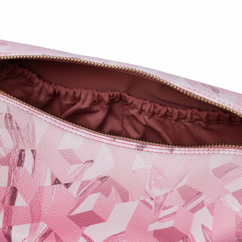 Bacio XL Make-up Bag in The Cubes Pink