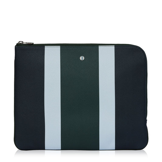 Brera Laptop Sleeve in Navy Stripe