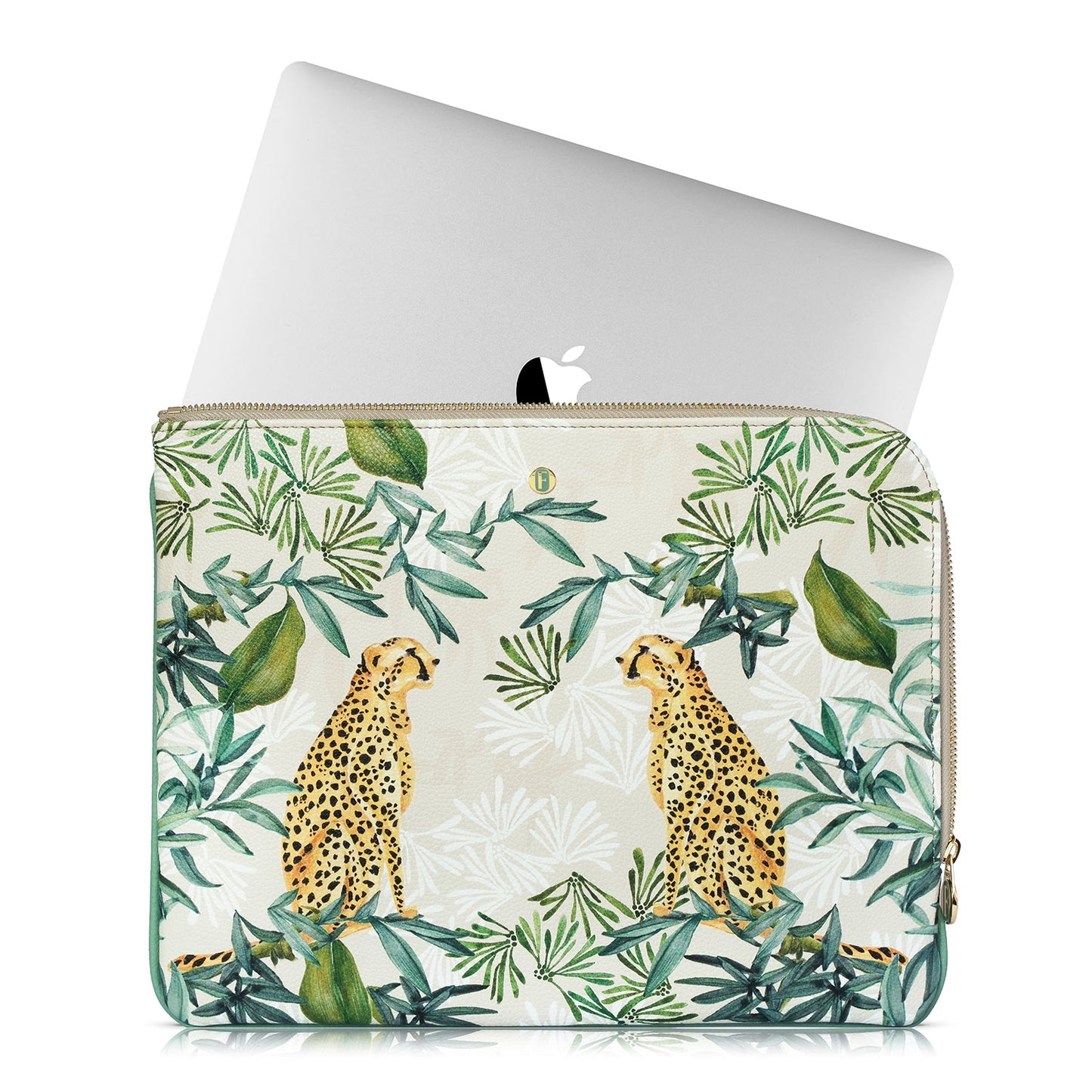 Brera Laptop Sleeve in  Jungle Beige