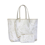 Carla XL Tote Bag Cradle White