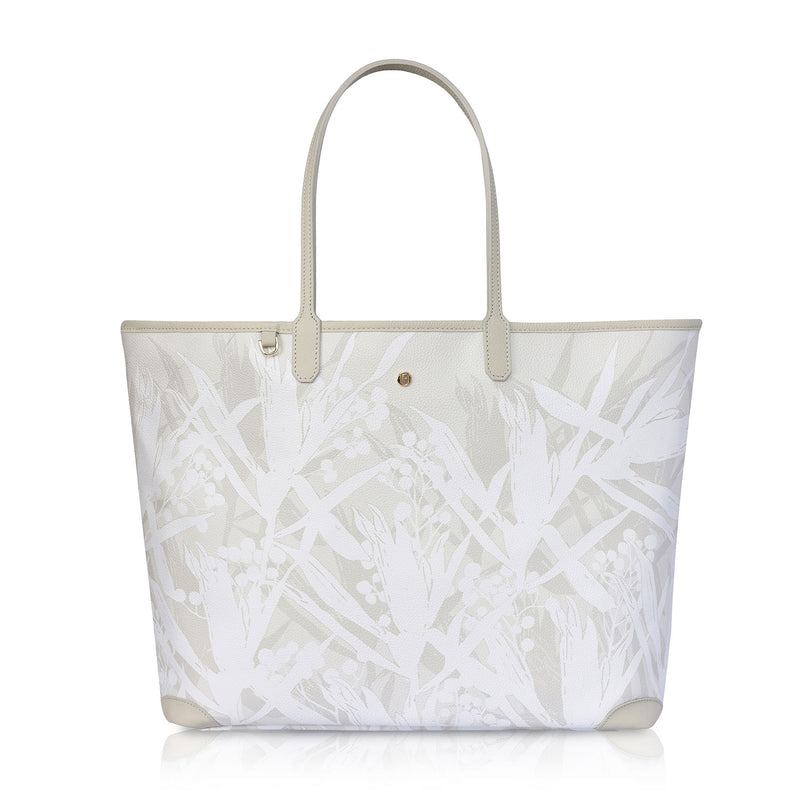 Carla XL Tote Bag Cradle White