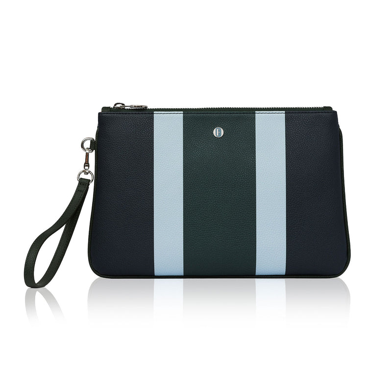 Dalida Clutch Navy Stripe