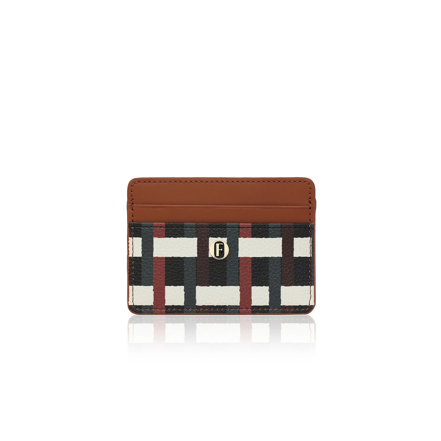 Dora Cardholder Intarlace Brown