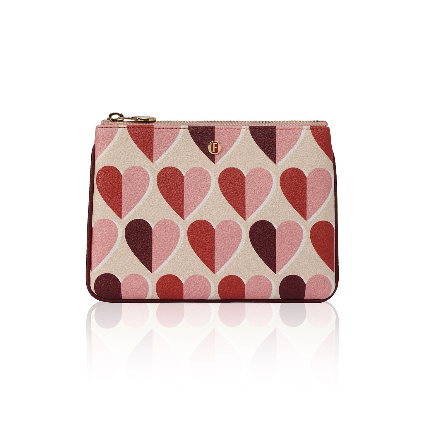 Lilium Mini Clutch Lilium Retro Hearts Beige