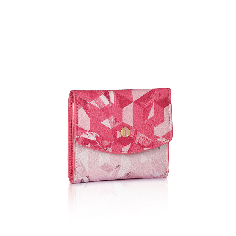 Olivia Mini Wallet The Cubes Pink