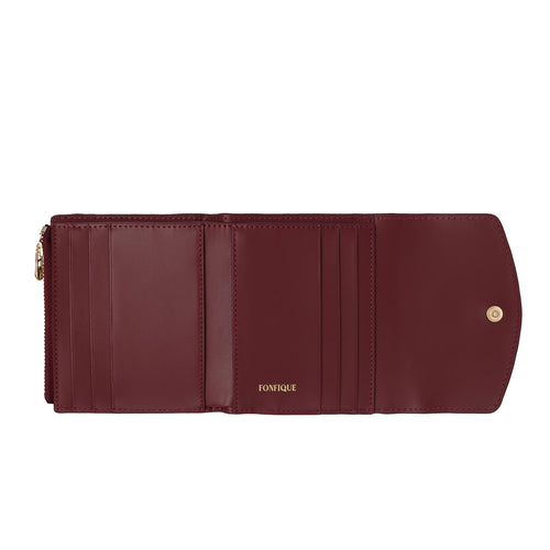 Olivia Mini Wallet Cradle Burgundy