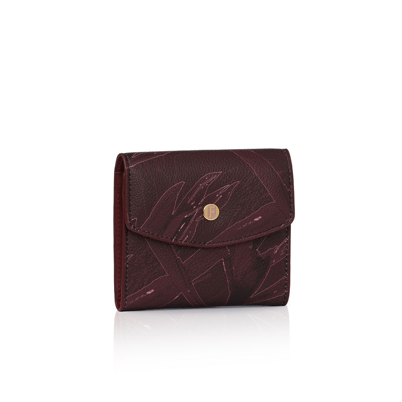 Olivia Mini Wallet Cradle Burgundy