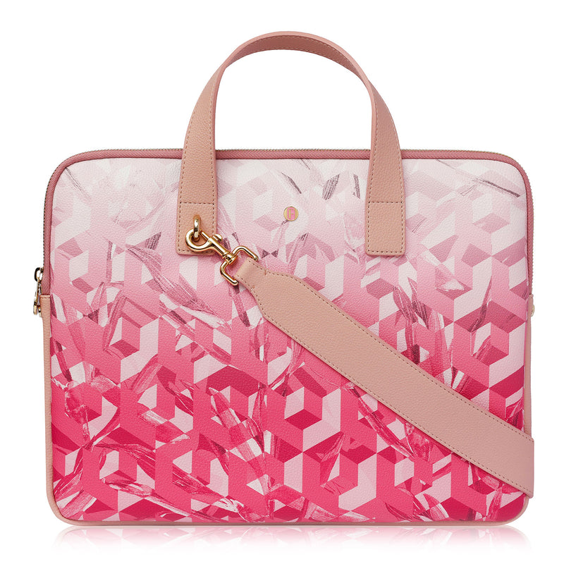 Petra Laptop Bag The Cubes Pink