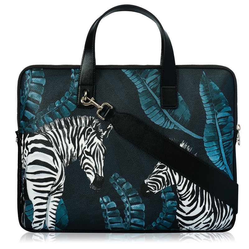 Petra Laptop Bag Zebra Love