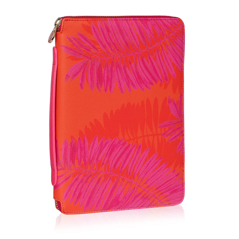 Risha Organizer in Summer Palms Fuchsia