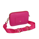 Scarlet Cross Body Bag Summer Palms Fuchsia