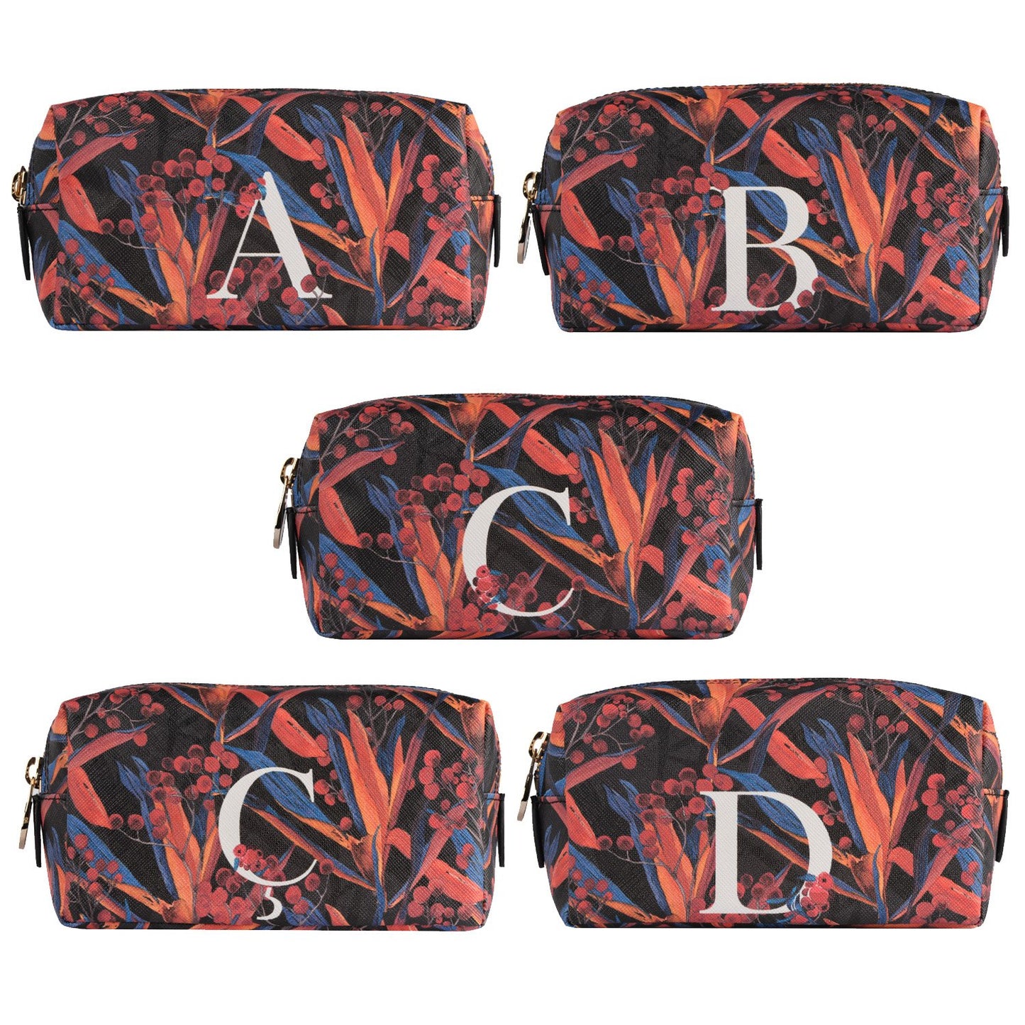 Mini Bacio Make-up Bag in Cradle Lily Black Monogram