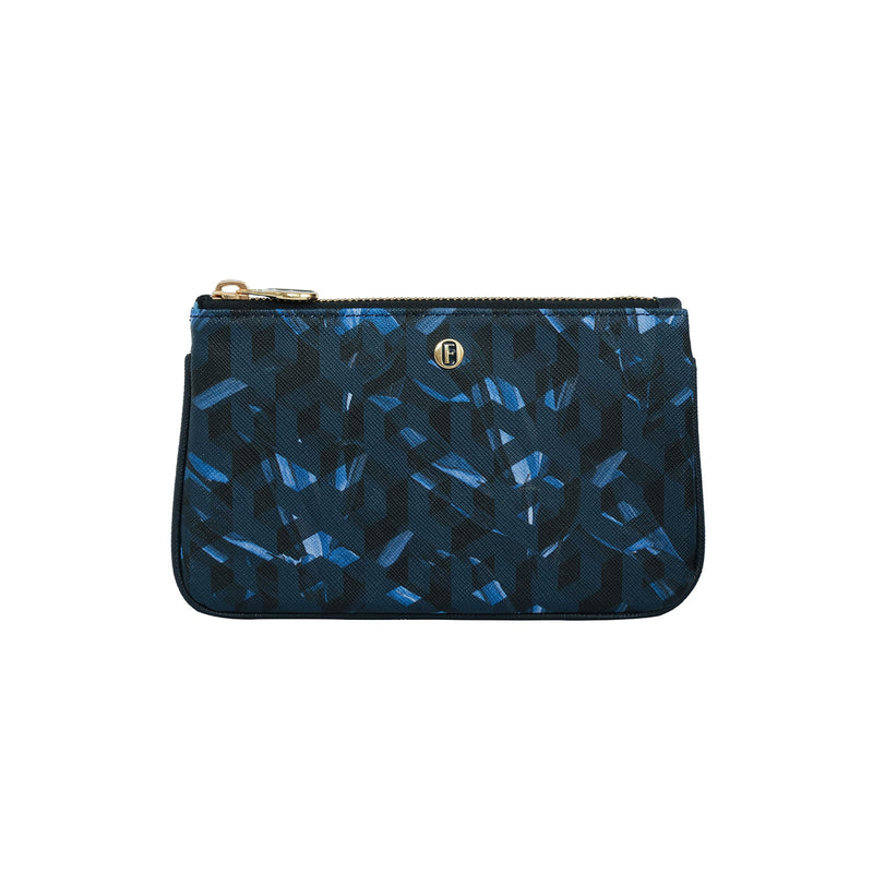 Lily Mini Clutch The Cubes Navy