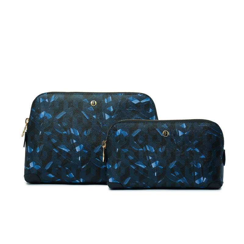 Mini Mylie Make-up Bag The Cubes Navy