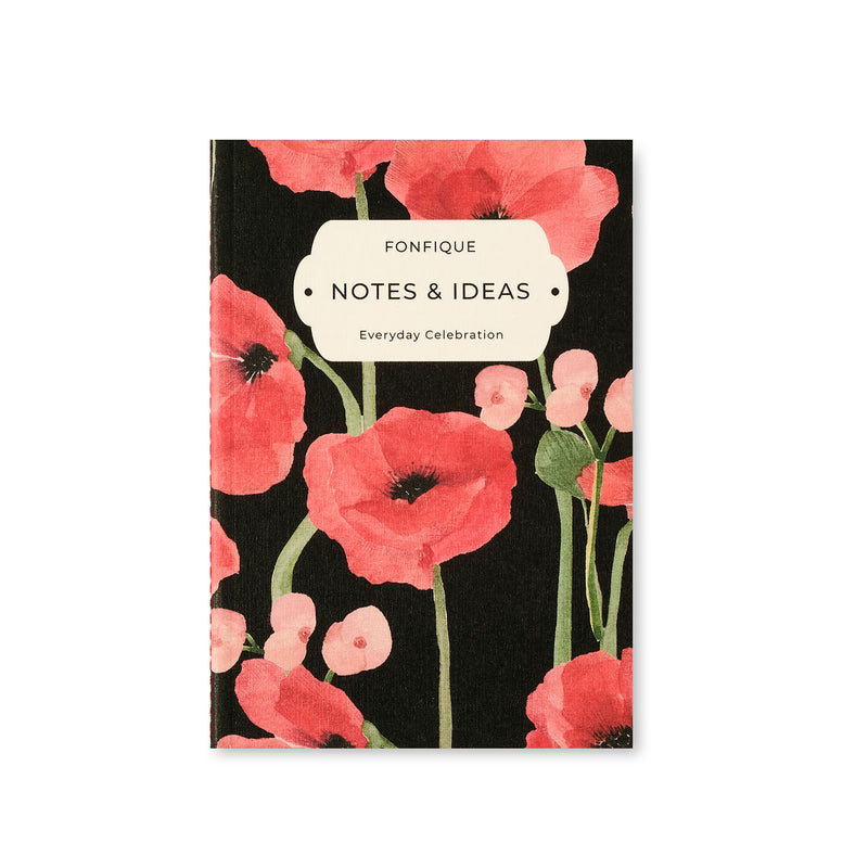 Sapphire Garden-Poppies Mini Notebook Set