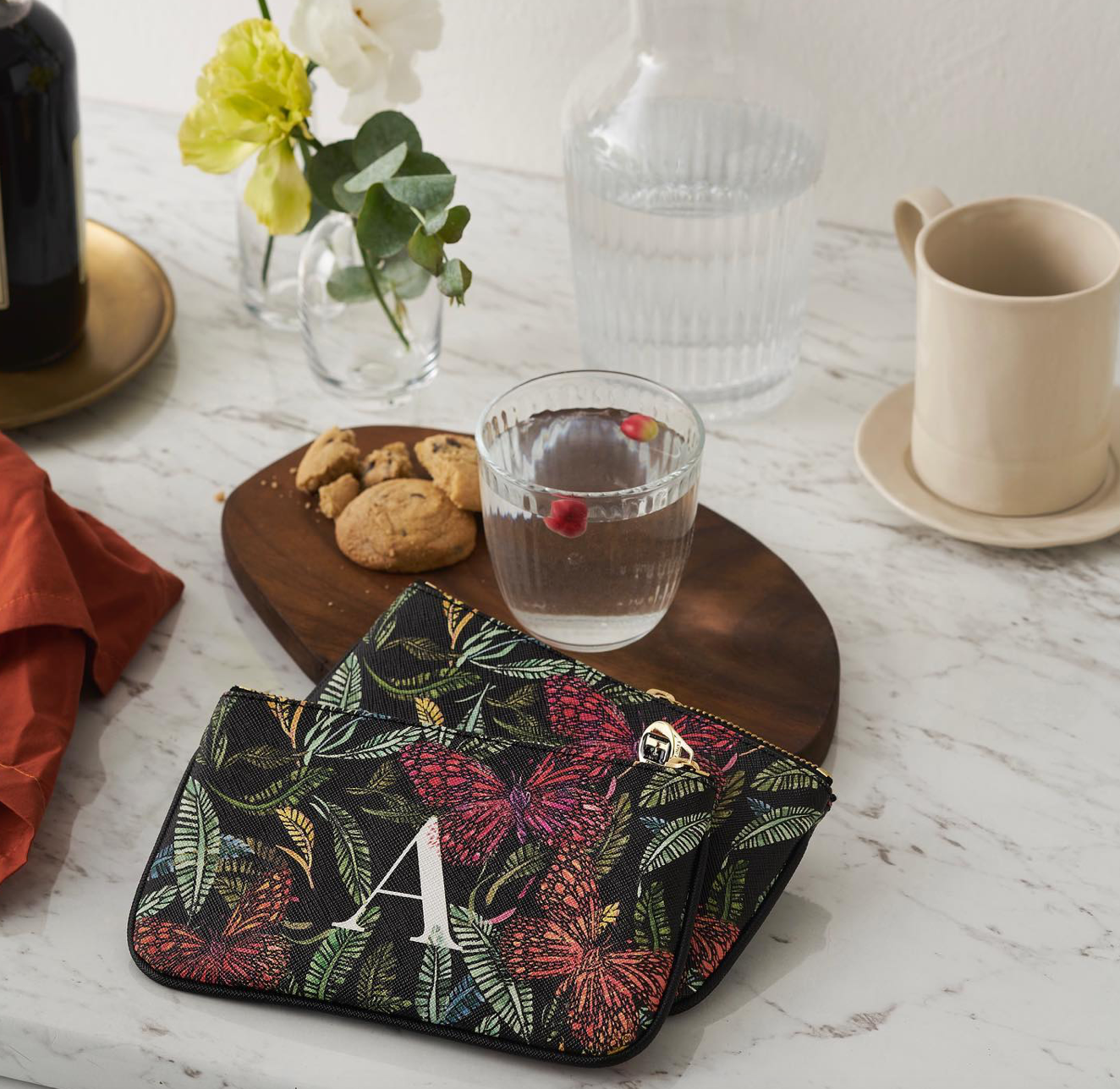 Lily Mini Clutch in Botanical Dream Monogram