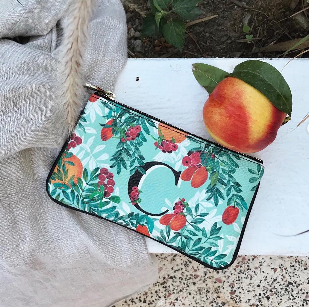 Lily Mini Clutch in Marvelous Citrus Monogram