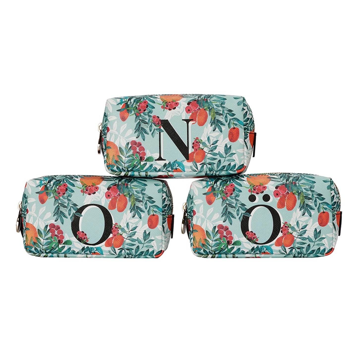 Mini Bacio Make-up Bag in Marvelous Citrus Monogram