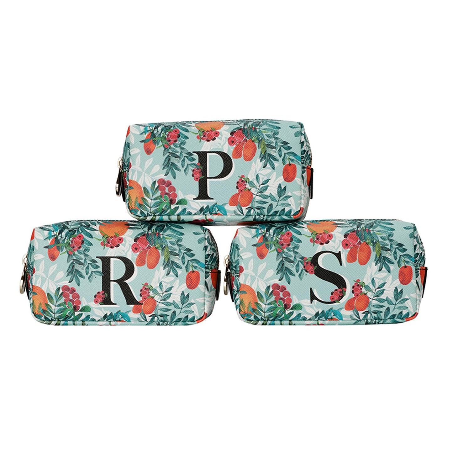 Mini Bacio Make-up Bag in Marvelous Citrus Monogram